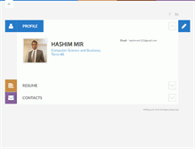 Tablet Screenshot of hashimmir.com